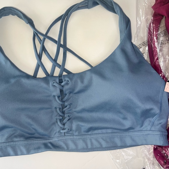 Victoria Secrets 1 Blue Sports Bra sz LG - Picture 3 of 10